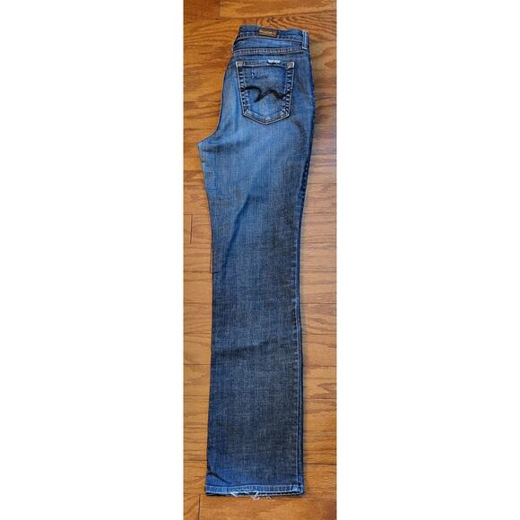 David Kahn Pants Women 10 Blue Denim Jeans Bootcut Made In USA - Picture 8 of 12
